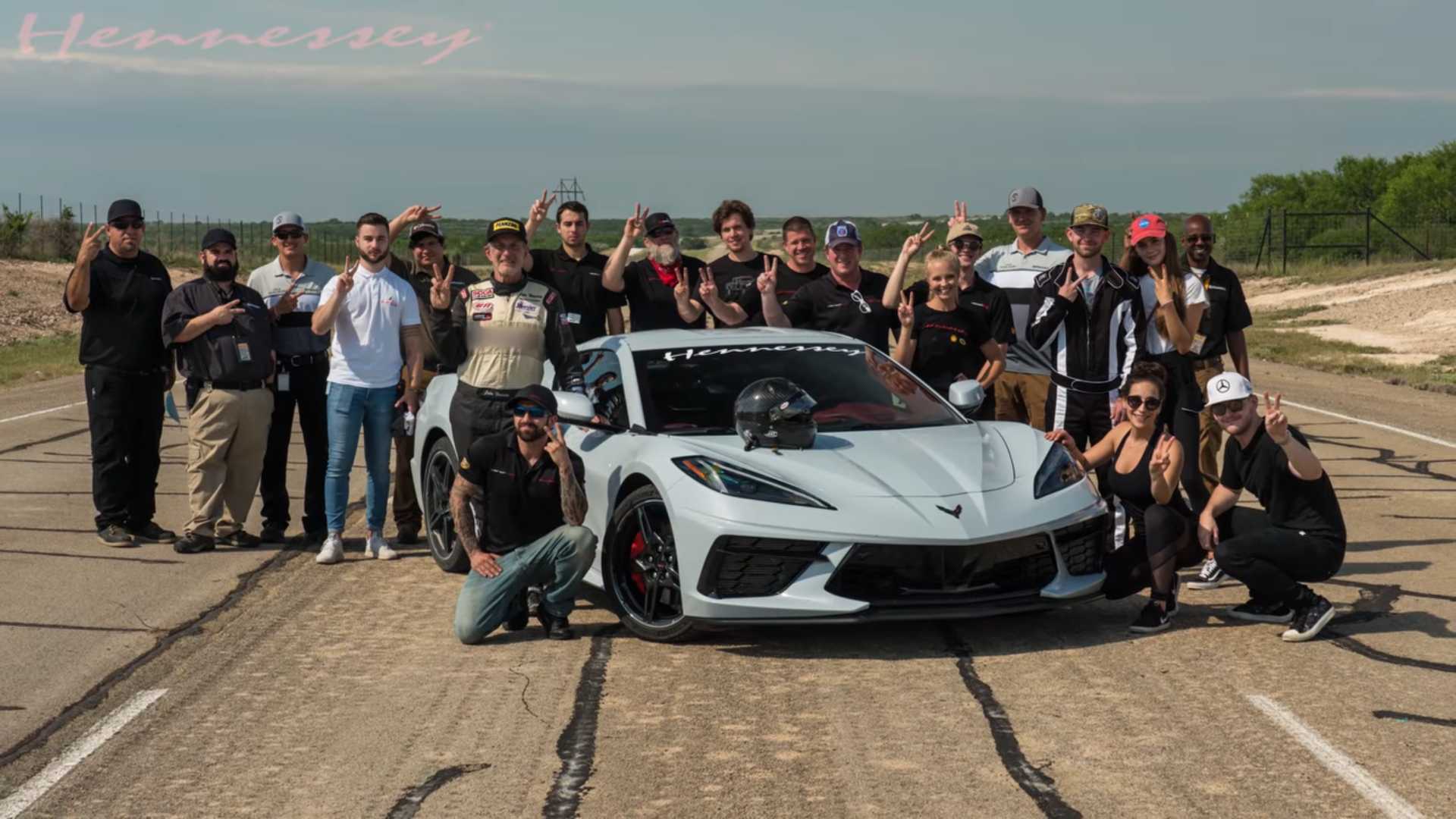 Hennessey Corvette C8 200 MPH run