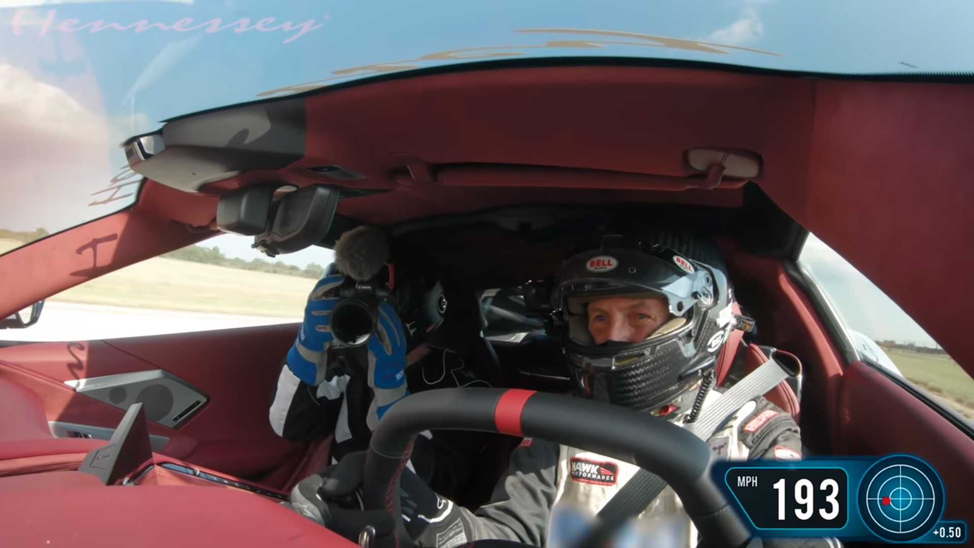 Hennessey Corvette C8 200 MPH run