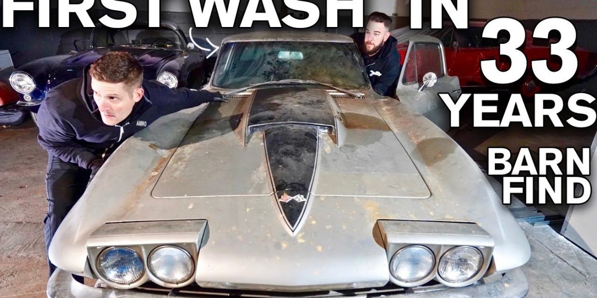 First Wash in 33 Years Chevrolet Corvette Stingray