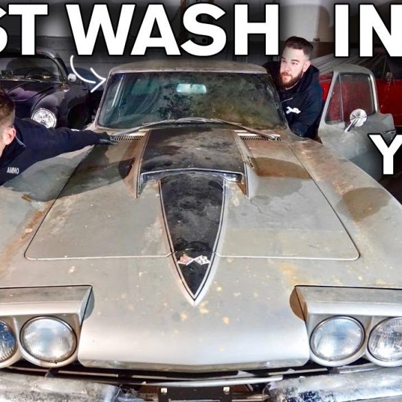 First Wash in 33 Years Chevrolet Corvette Stingray