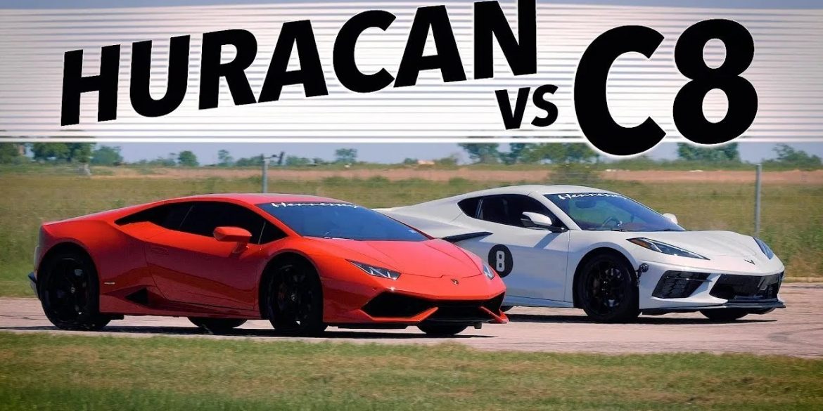 Hennessey Corvette C8 vs Lamborghini Huracan Evo