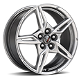 Q8P - Bright Silver Painted Wheels.