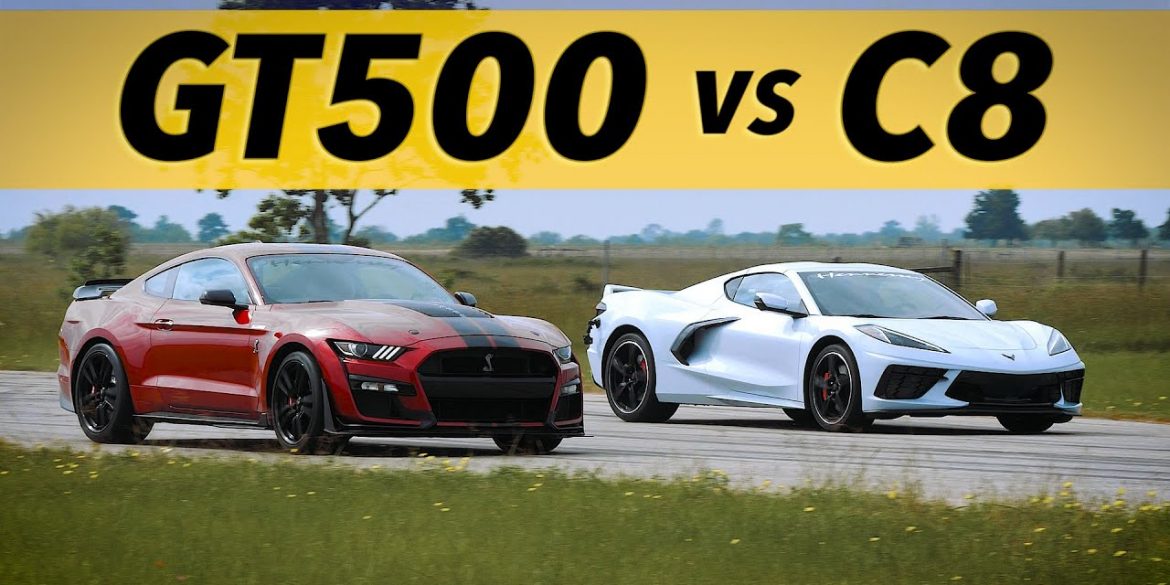 2020 Ford Shelby GT500 vs 2020 Corvette C8