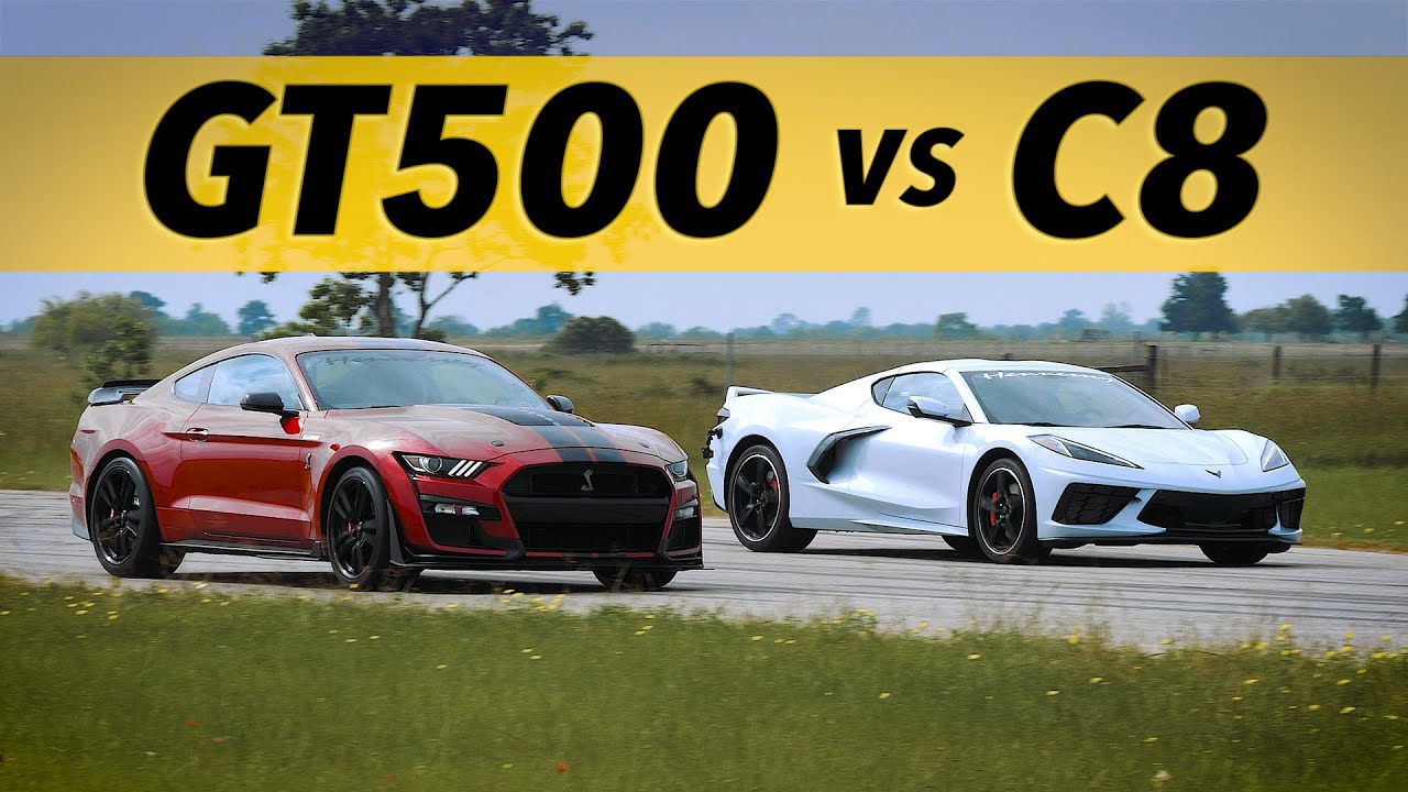 2020 Ford Shelby GT500 vs 2020 Corvette C8