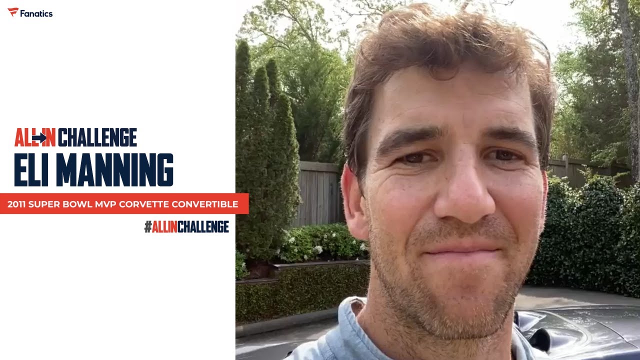 Eli Manning all in challenge