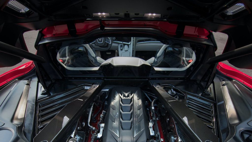 The LT2 engine - a 6.2-liter engine that produces 490 horsepower (and looks spectacular doing so!)