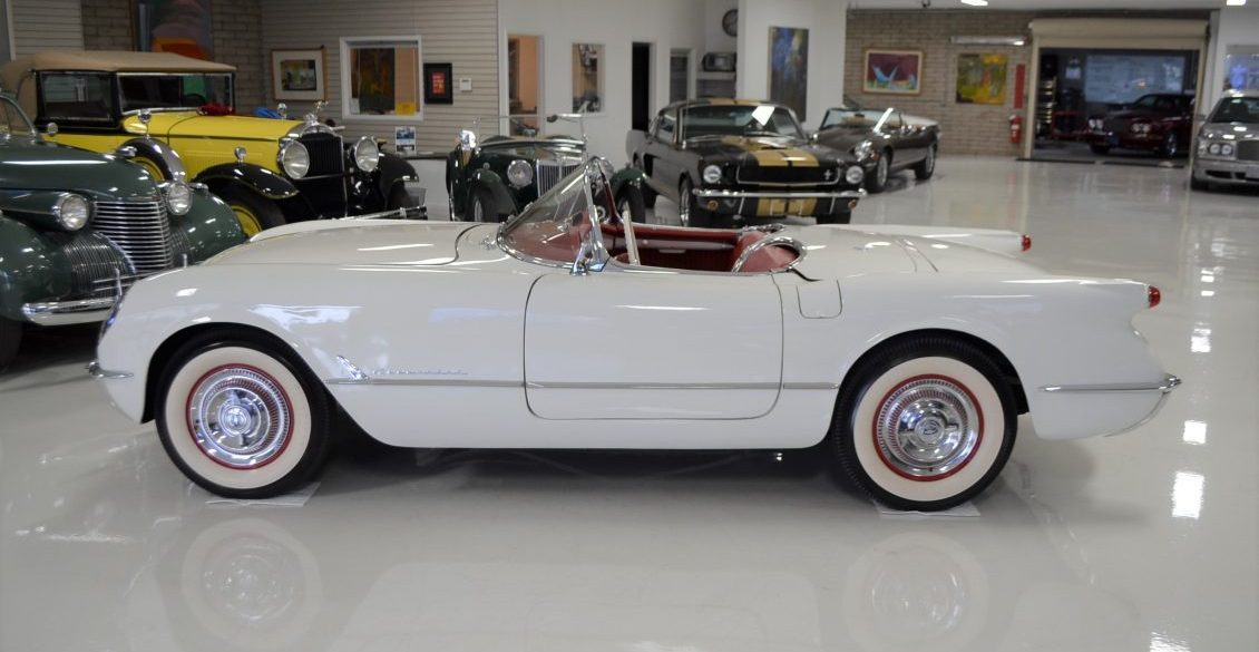 Beautifully restored 1953 Corvette, previously owned by Lyle Hill for nearly a half-century.