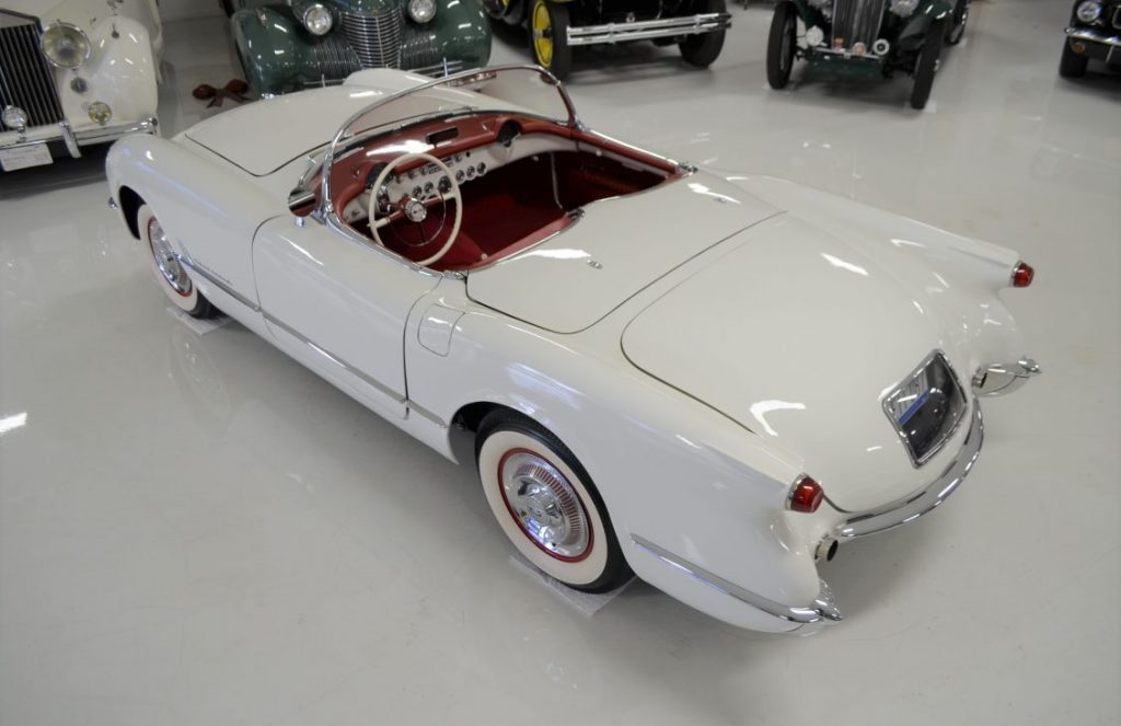 This 1953 Corvette has less than 6,000 (just 5,820 at the time of this publication) on the odometer!