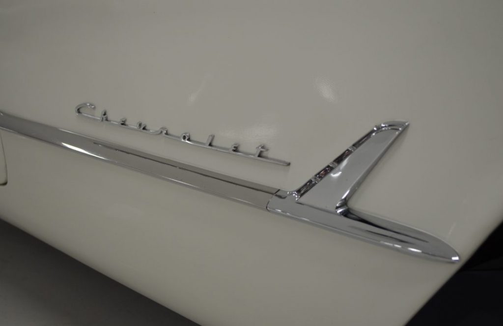 The quality and overall condition of the chrome on this 1953 Corvette is incredible