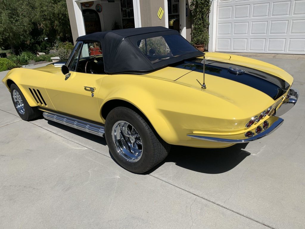 FOR SALE: A 1966 Corvette Convertible with 5-Speed Manual Transmission.