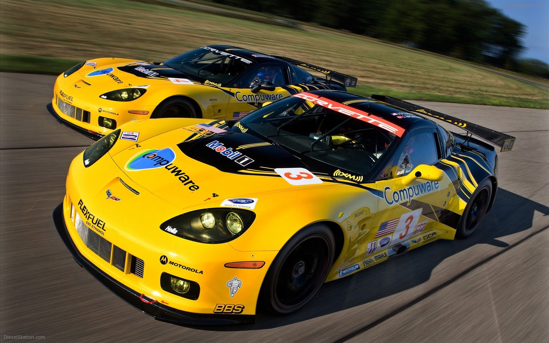 Yellow Corvette Wallpapers