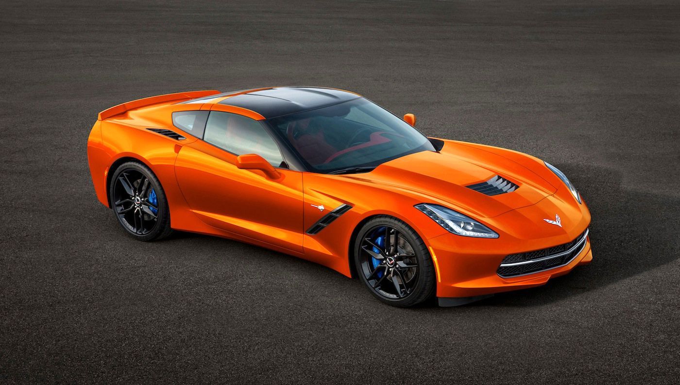 Orange Corvette Wallpapers