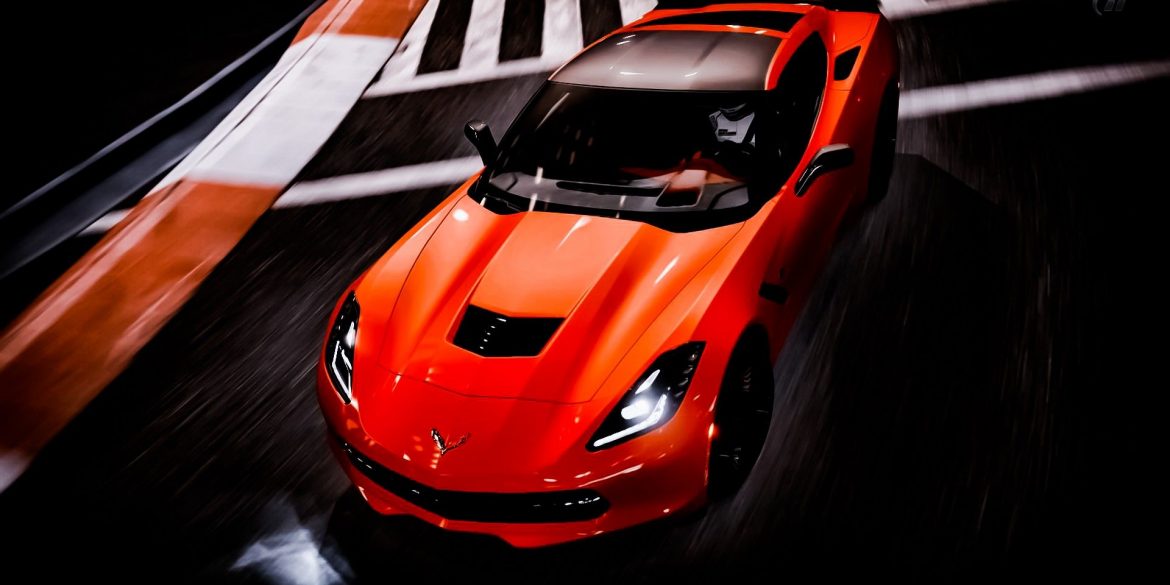 Orange Corvette Wallpapers