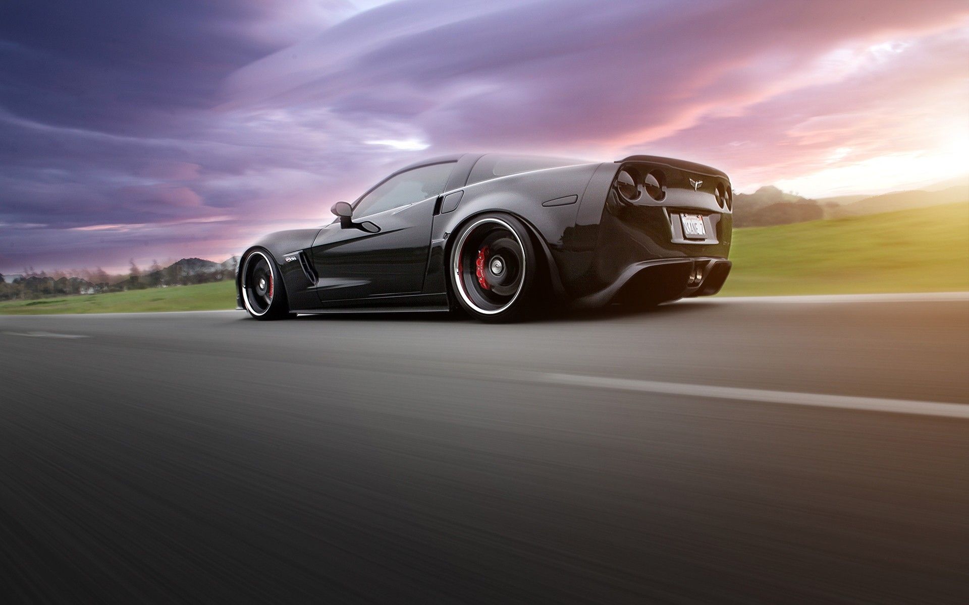 Black Corvette Wallpapers