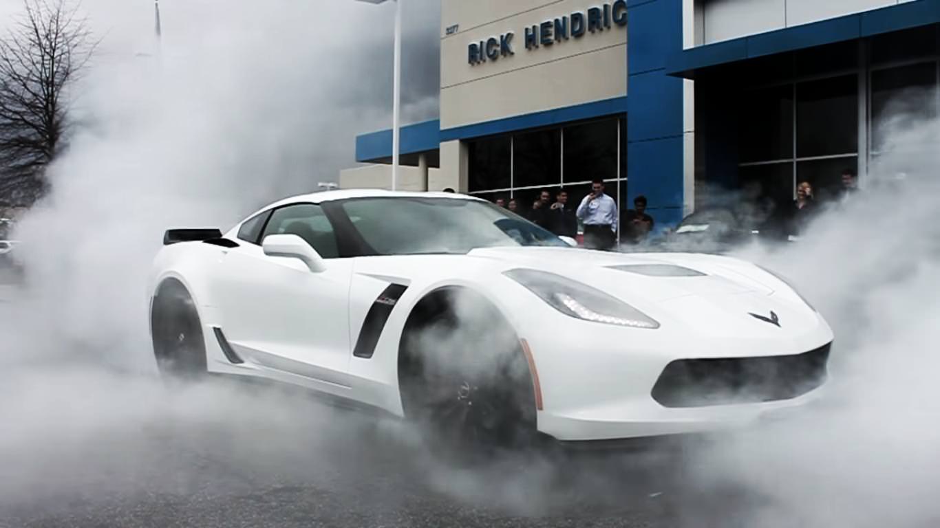 Corvette Burnout Wallpapers