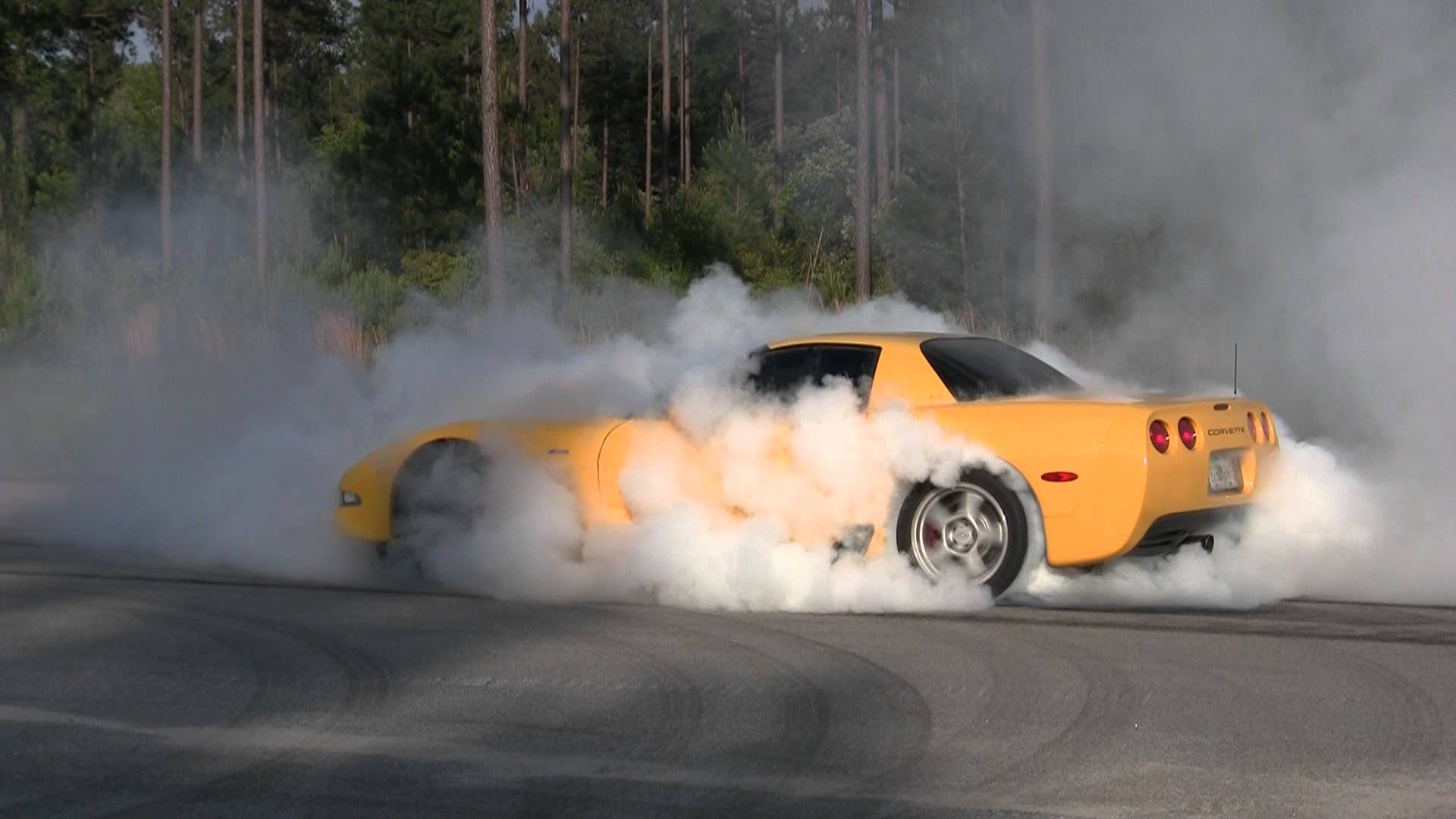 Corvette Burnout Wallpapers