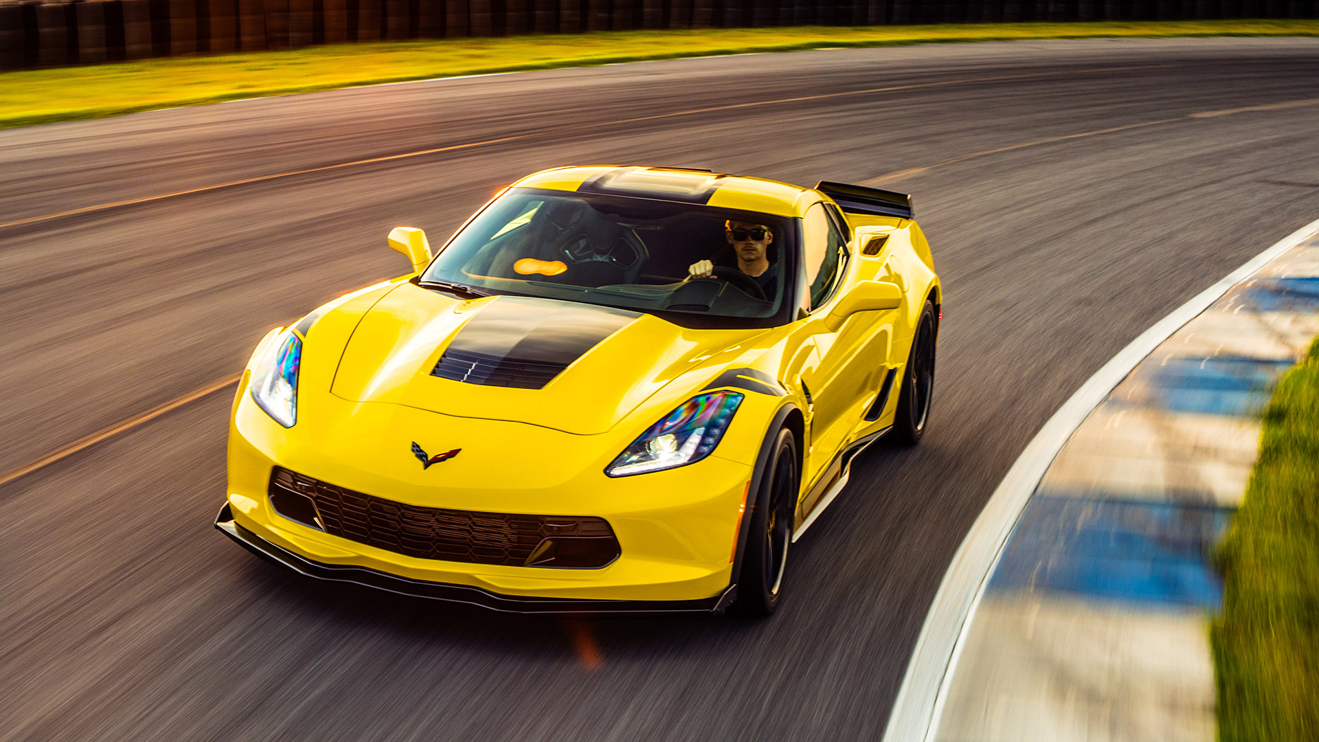 Yellow Corvette Wallpapers