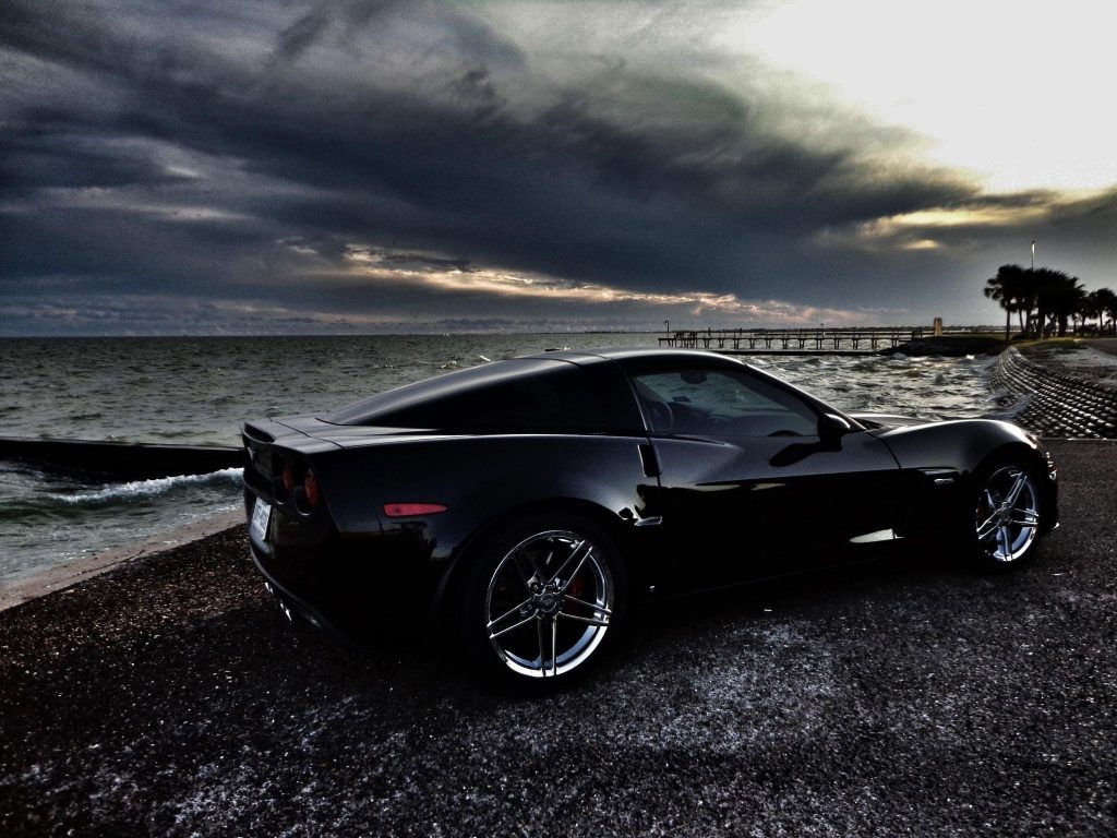 Chevrolet corvette black