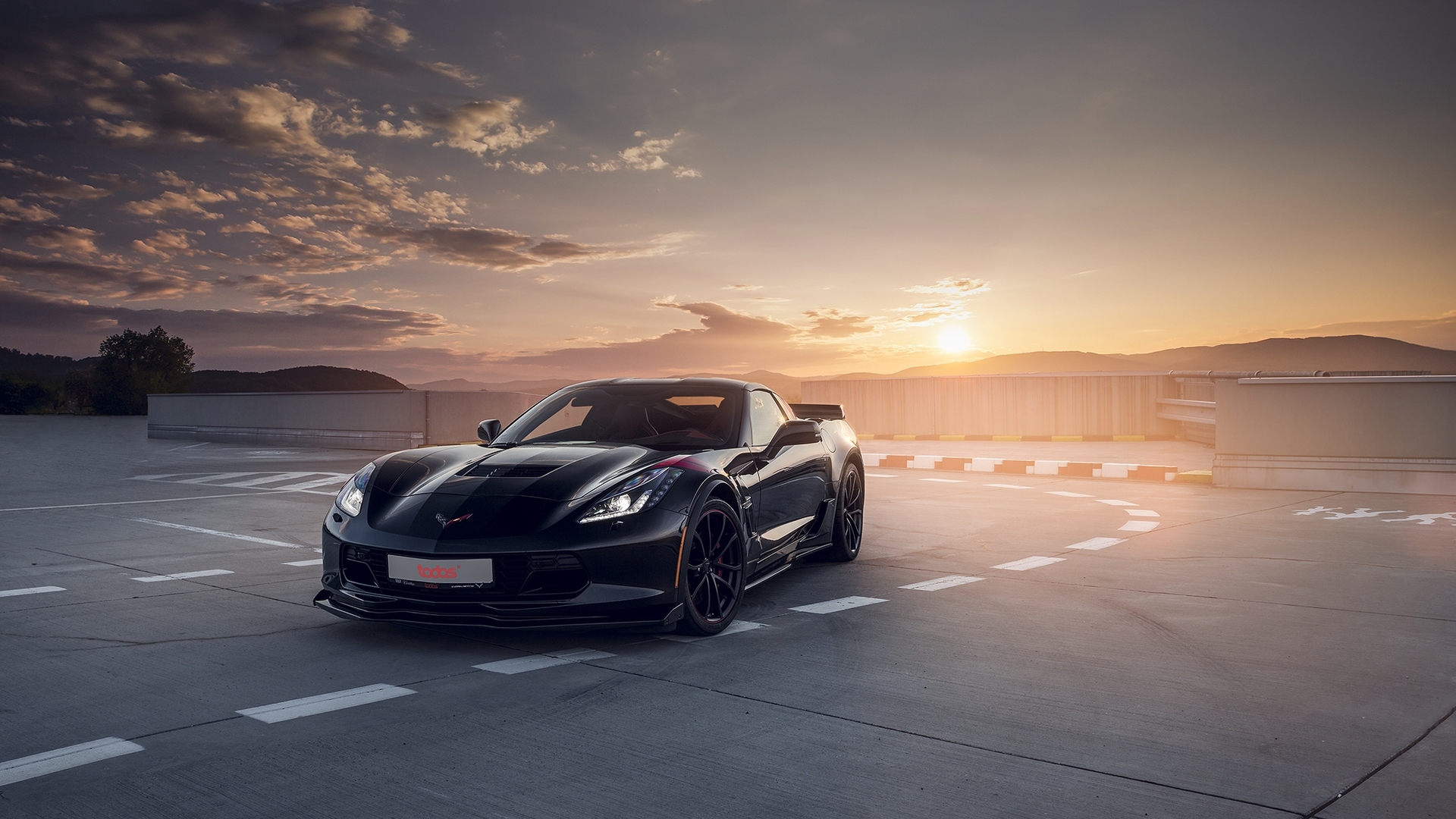 Black Corvette Wallpapers