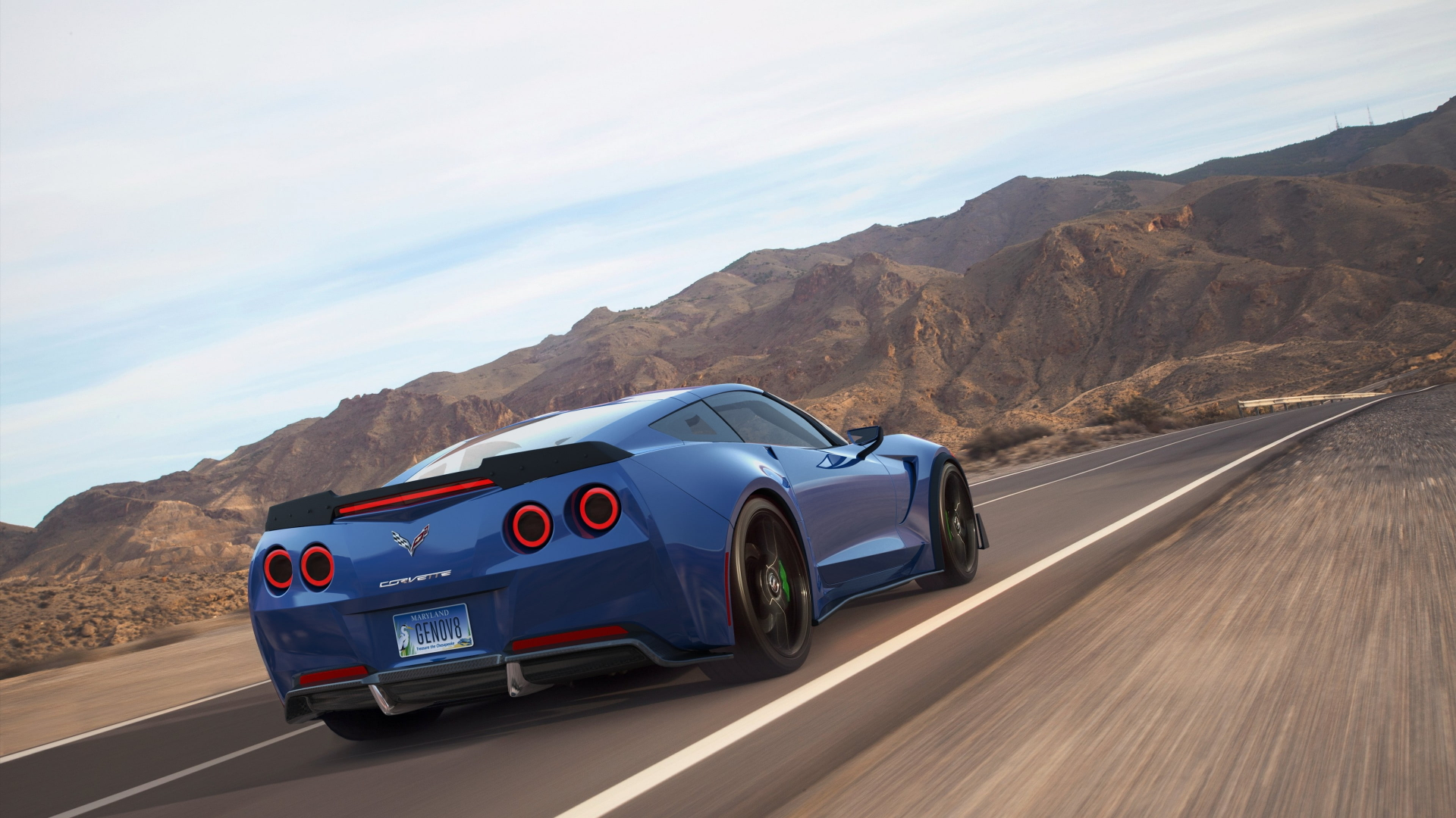 Blue Corvette Wallpapers