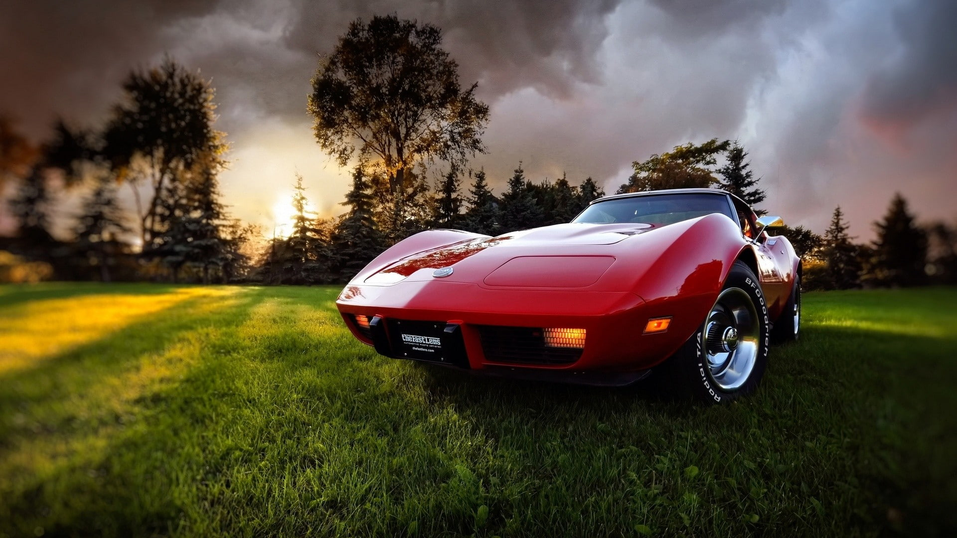 Red Corvette Wallpapers