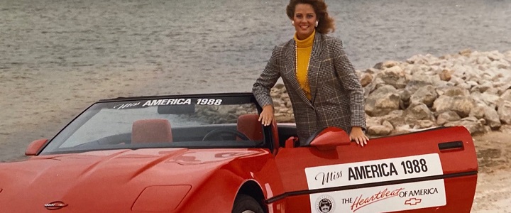 1988 Miss America Corvette C4 convertible donated