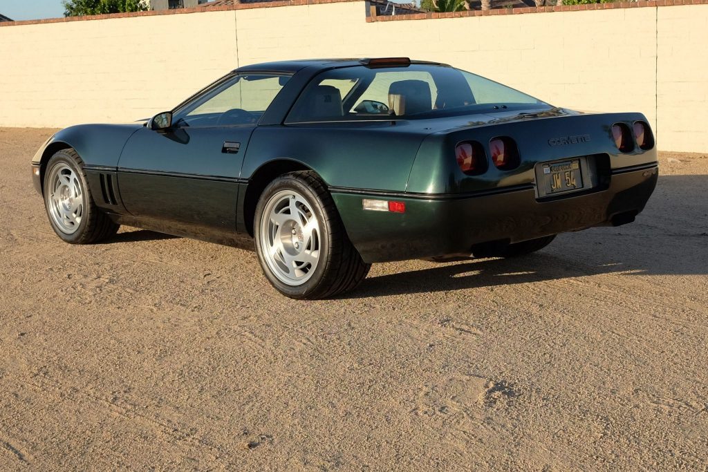 FOR SALE: A Polo Green 1990 Corvette ZR-1!