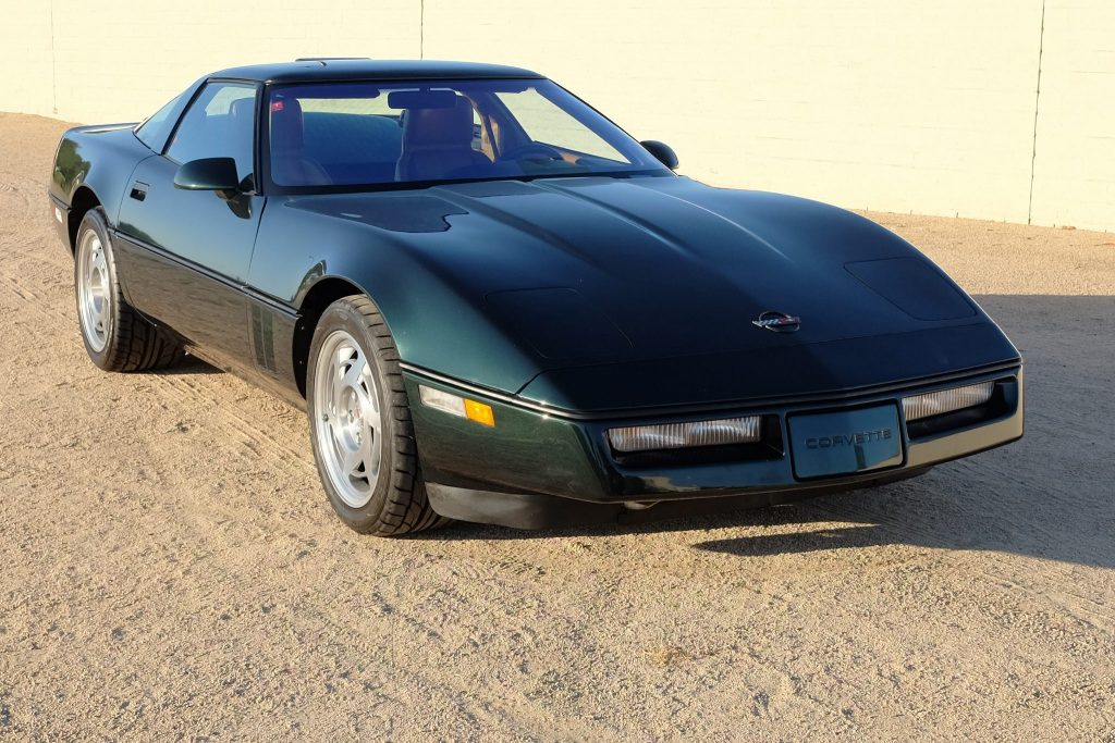 FOR SALE: A Polo Green 1990 Corvette ZR-1!