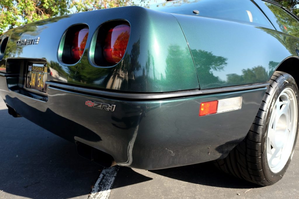 FOR SALE: A Polo Green 1990 Corvette ZR-1!