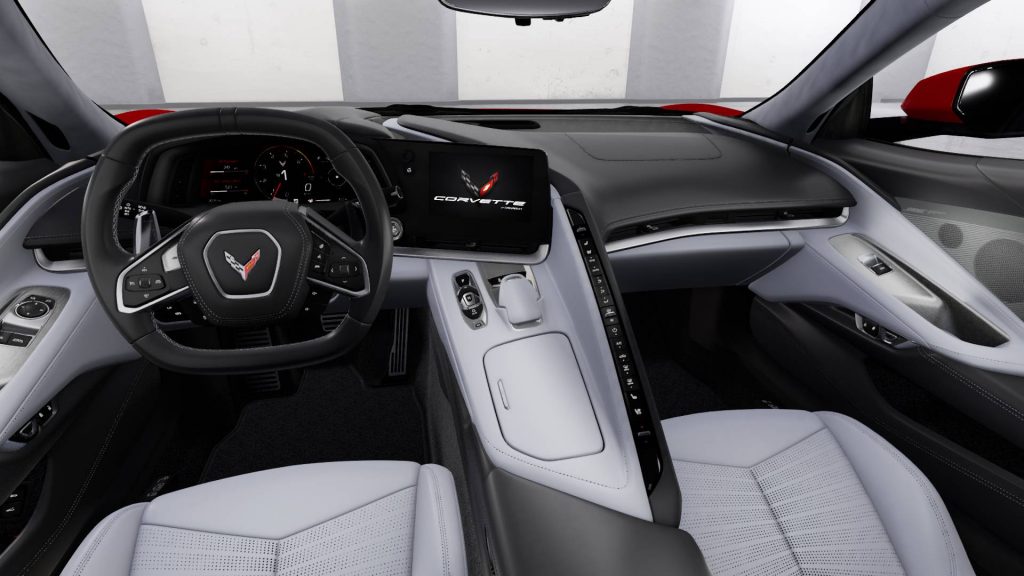 The 2021 Corvette Stingray with Sky Cool Grey Interior