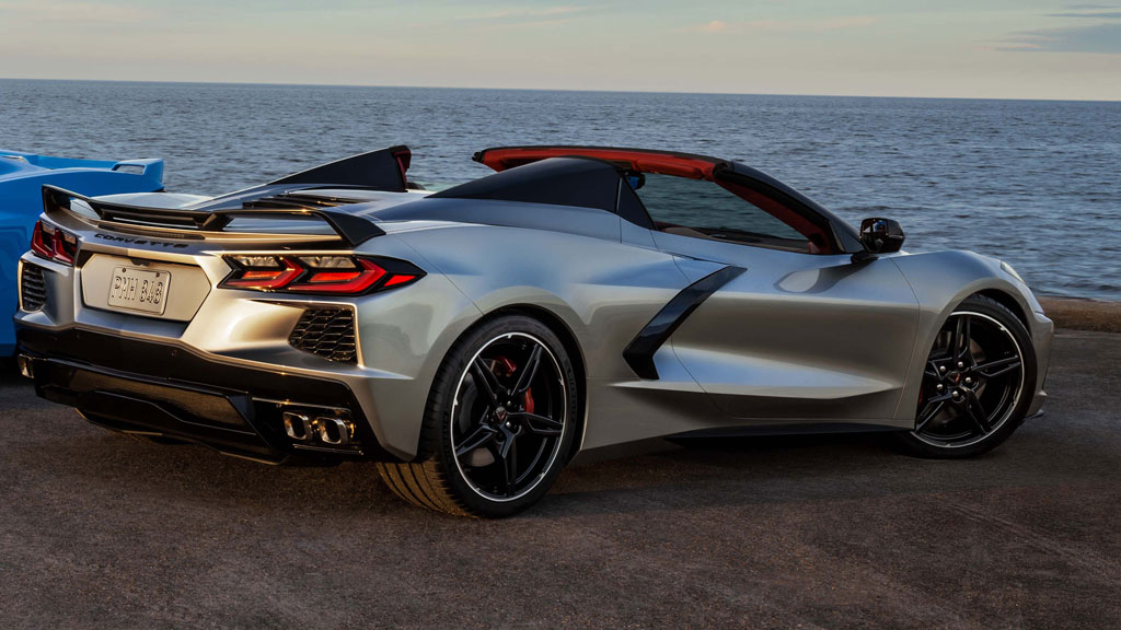 The 2021 Corvette Stingray finished in Silver Flare Metallic