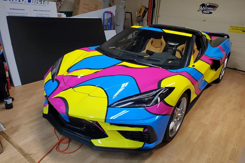 Wrapped 2020 Corvette C8