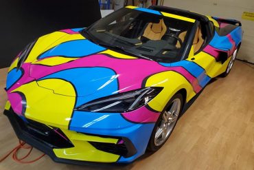 Wrapped 2020 Corvette C8