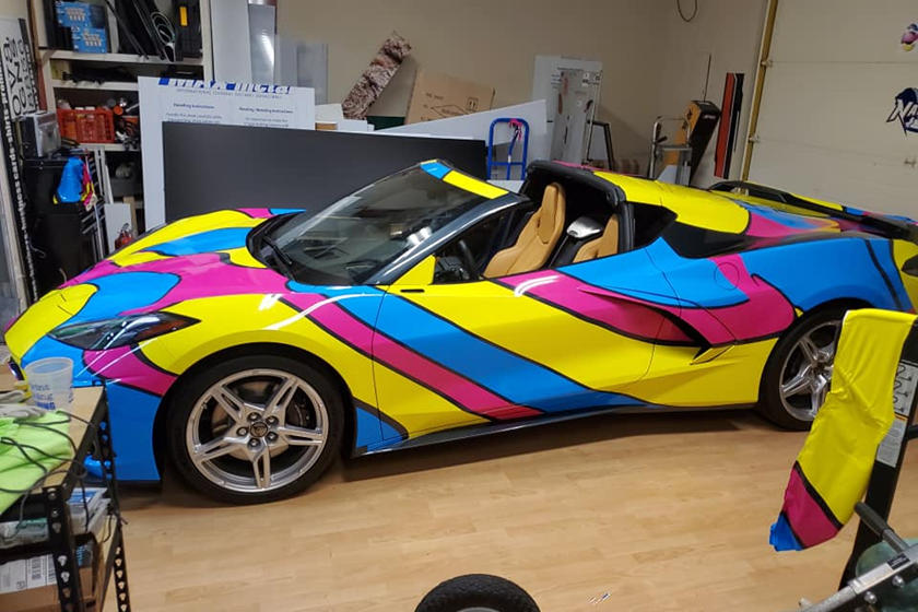 Wrapped 2020 Corvette C8