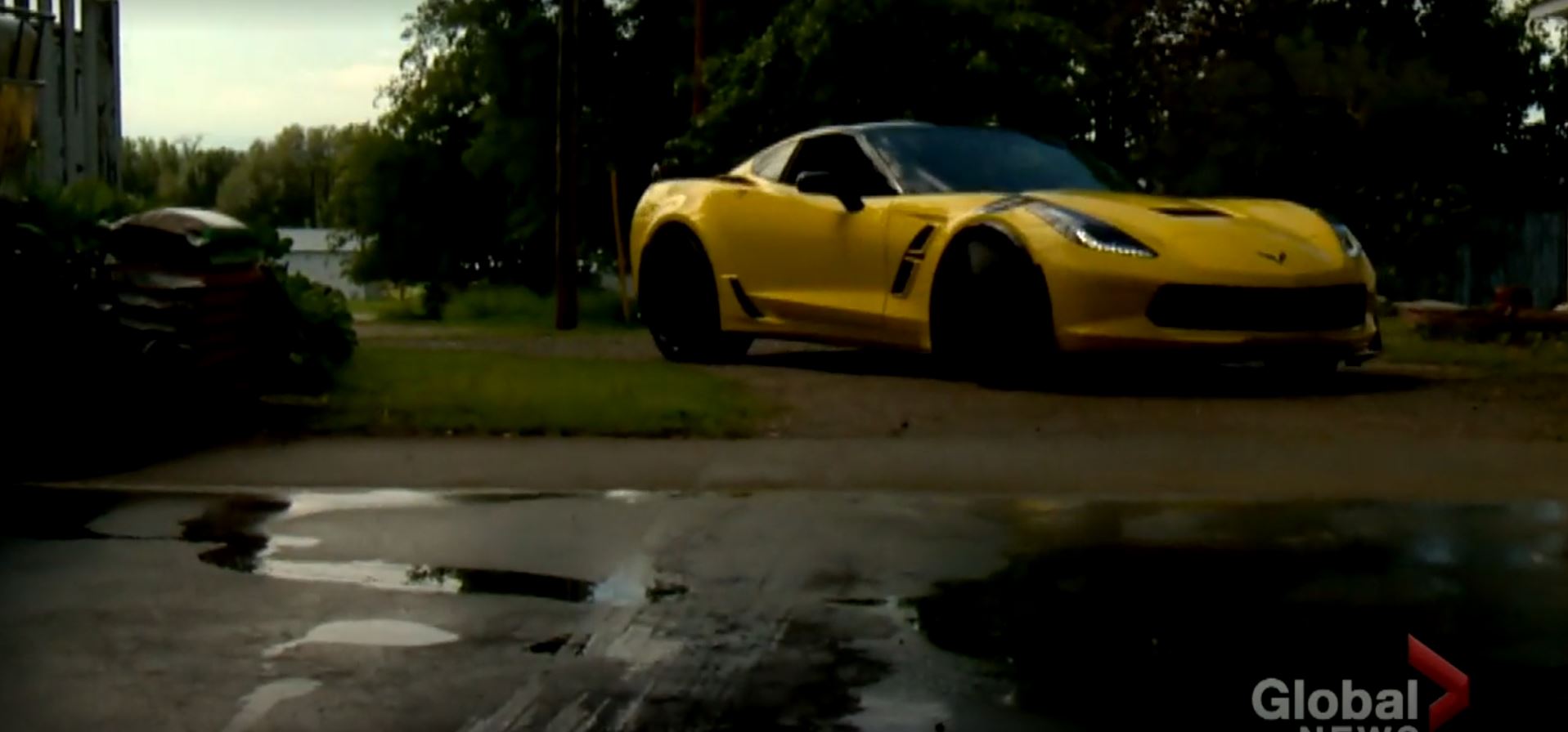 Blind man can see Corvette