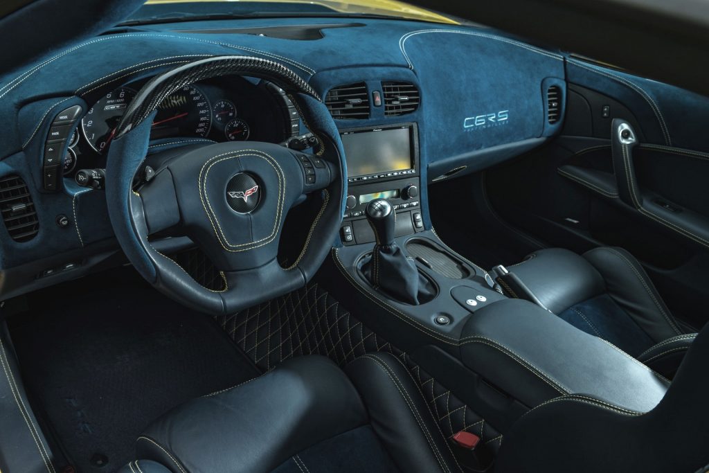 Interior of the 2006 Corvette C6RS.