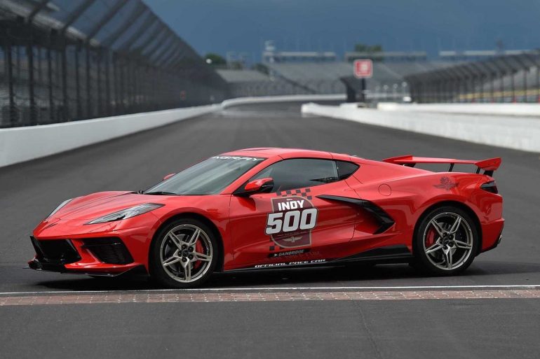 The 2020 Corvette Indy Pace Car