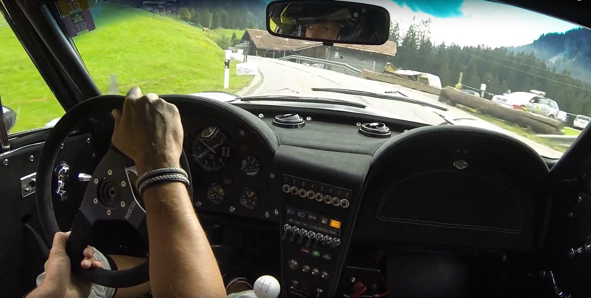 1966 Corvette C2 hill climb