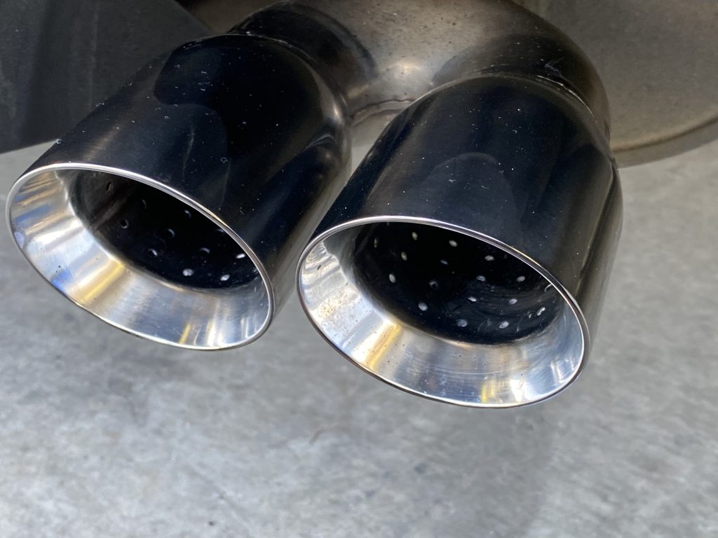 Mothers Mag and Aluminum Polish review test results before and after on my  Fast Intentions Exhaust. 