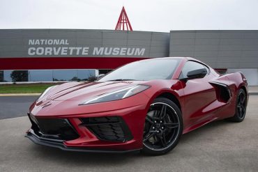 red tintcoat C8 Corvette 2021