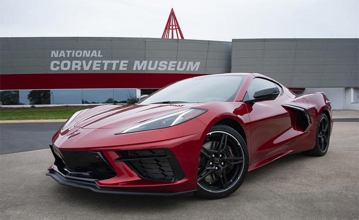 red tintcoat C8 Corvette 2021