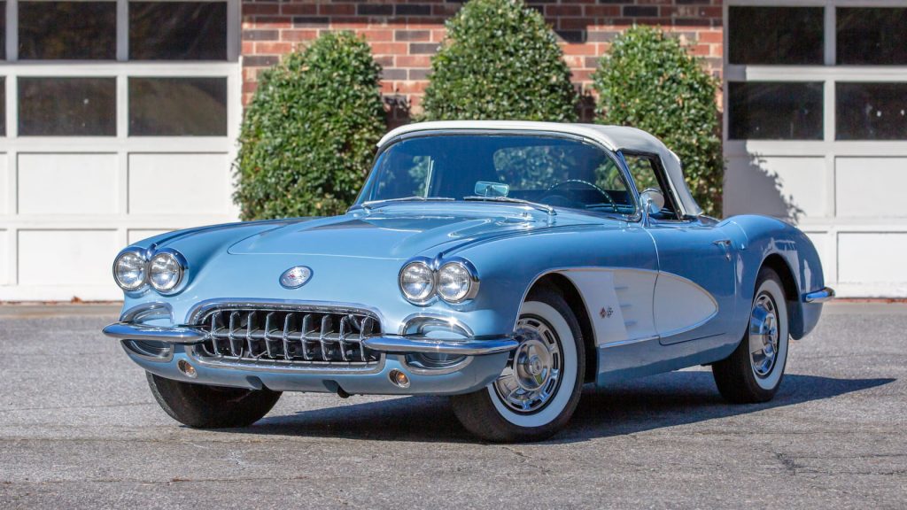 Horizon Blue 1960 Chevrolet Corvette