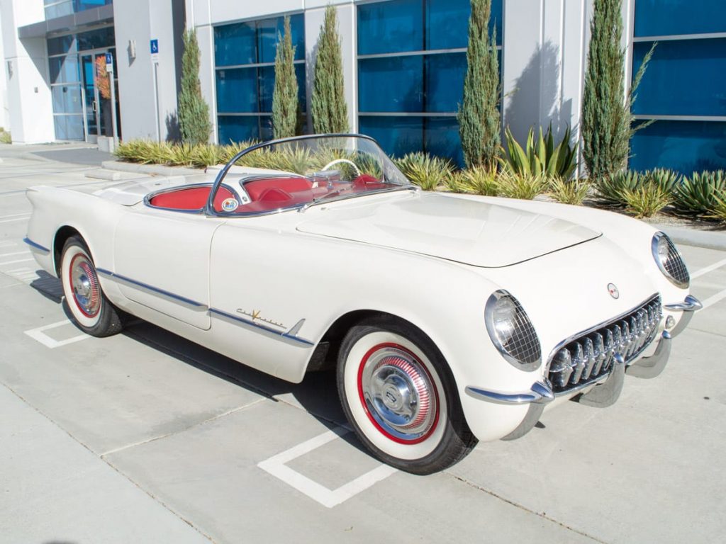 1955 Corvette Polo White