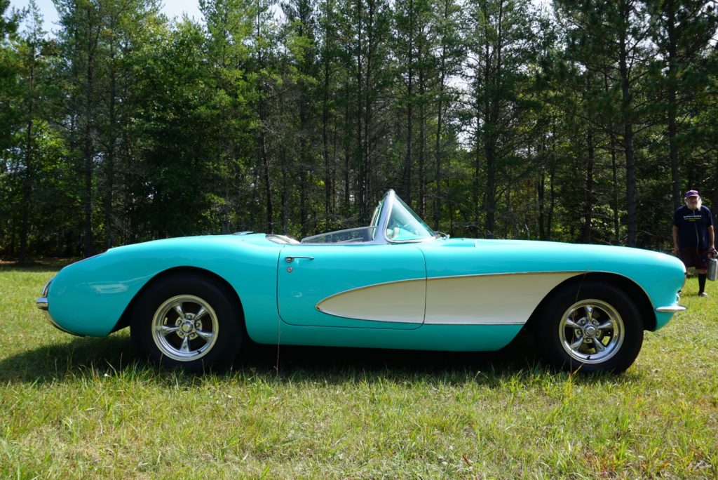 This 1956 Corvette is currently listed for sale on the Facebook Marketplace.