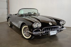 Black 1958 Chevrolet Corvette