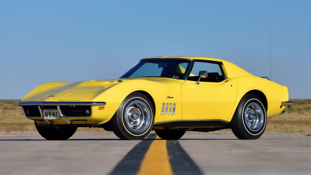 Chevrolet corvette yellow
