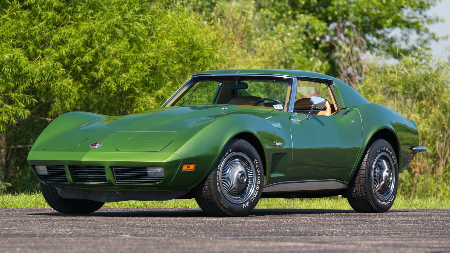 Elkhart Green 1973 Chevrolet Corvette