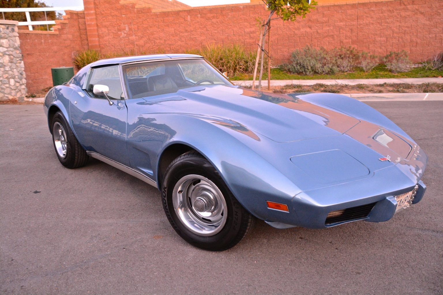 Light Blue 1977 Chevrolet Corvette