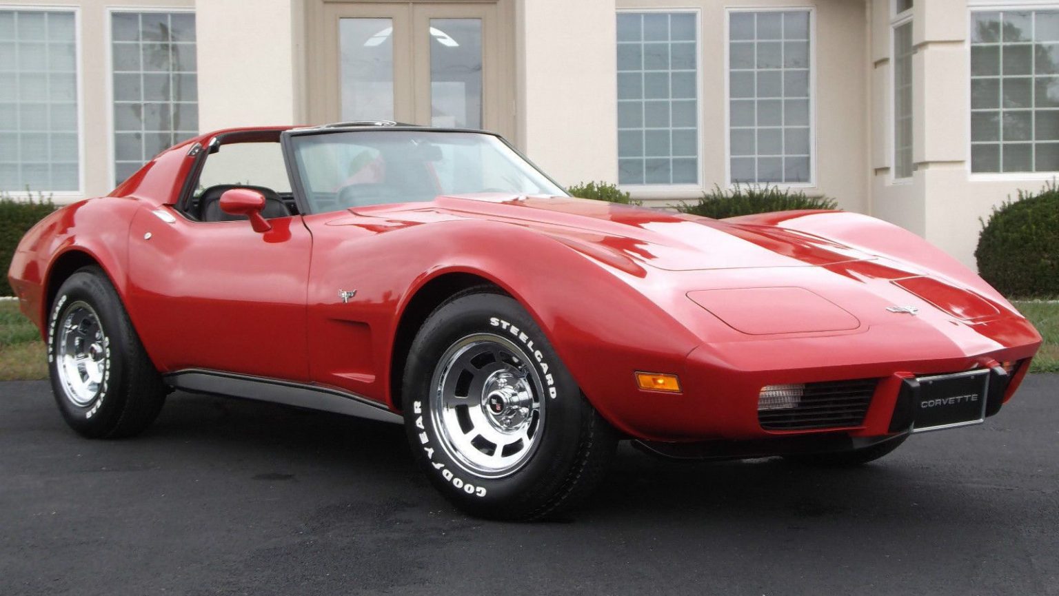 Medium Red 1977 Chevrolet Corvette
