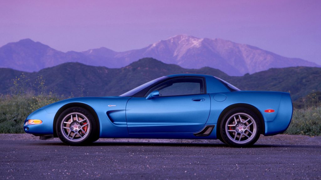 Blue 2001 Z06 Corvette with LS6 engine